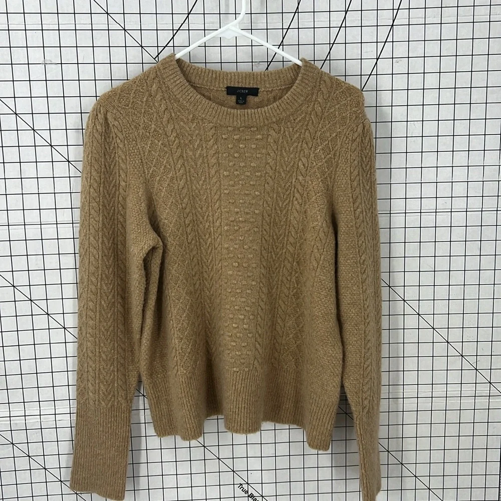 J.Crew acrylic wool alpaca blend sweater L